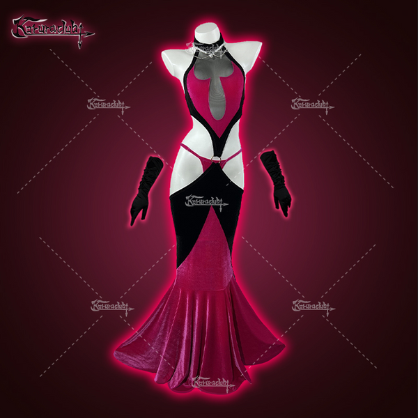 Halloween Flame Witch Dress KO29（3-Piece Set）