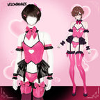 Cos Pink Heart Set (6-Piece Set) AS35