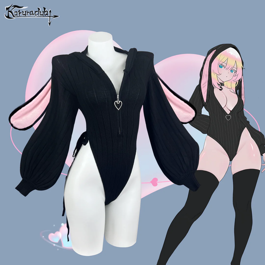 Black bunny ear Bodysuit HA2918