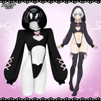 KORURACKUB-HEART HOLLOW BODYSUIT SR16