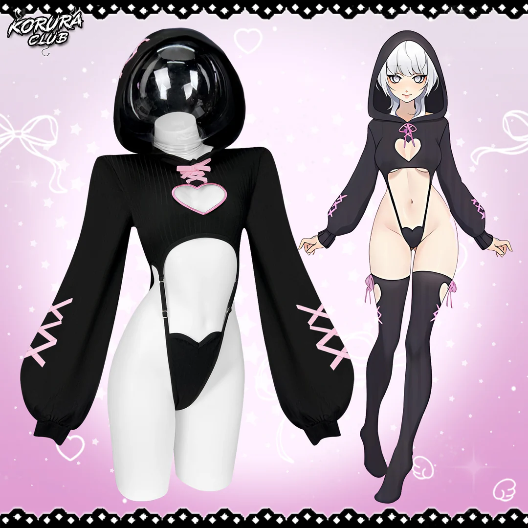 KORURACKUB-HEART HOLLOW BODYSUIT SR16