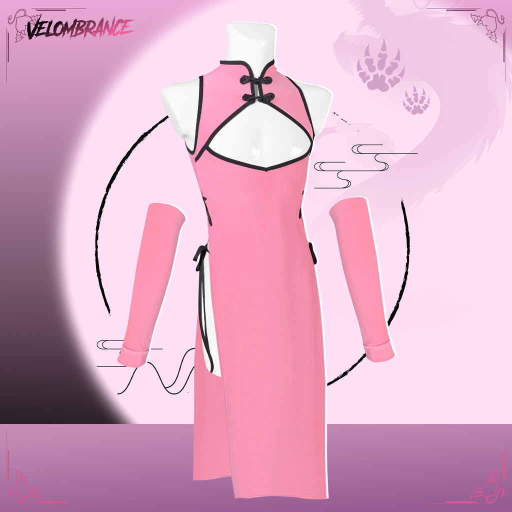 Dragon Demon Cheongsam (4-Piece Set） AS57