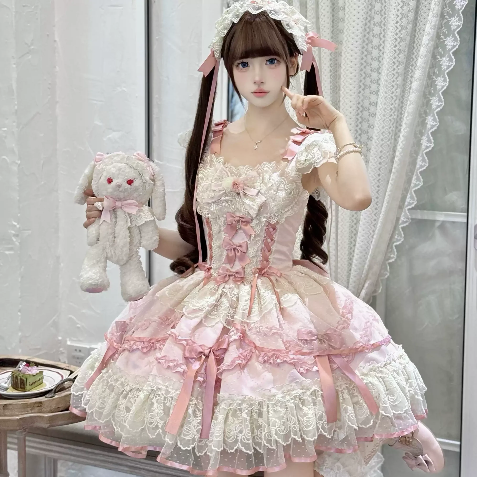 Lace ballet Lolita dress HA2978