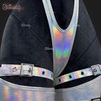 Cosplay Cyber Angel Silver Lingerie HA2936（7-Piece Set）