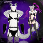 Feral Wolf Cosplay Outfit（9-Piece Set) AS41