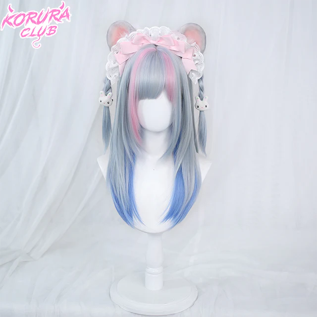 Korura Original Wig #014 Pink&Blue Mousie Princess