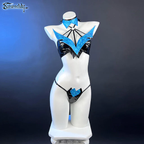 Cosplay Blue Diamond Succubus Lingerie（7-Piece Set）HA2894