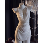 chain lace dress HA2958