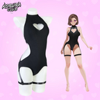 KORURACLUB-Cute Heart Bodysuit KO102