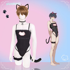 Pre-Order Shy Cat Bodysuit (4-Piece Set) AS75