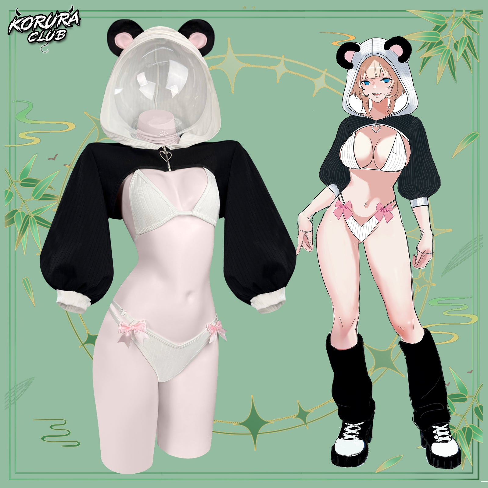 Cute Panda Cosplay Costume KO136