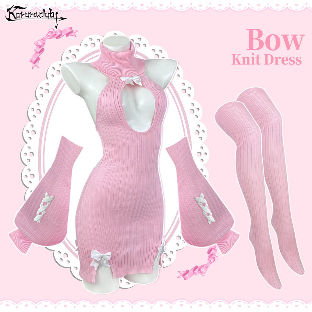 KORURACLUB- Pink Bow sweater HA2942