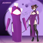 Dragon Demon Cheongsam (4-Piece Set） AS57