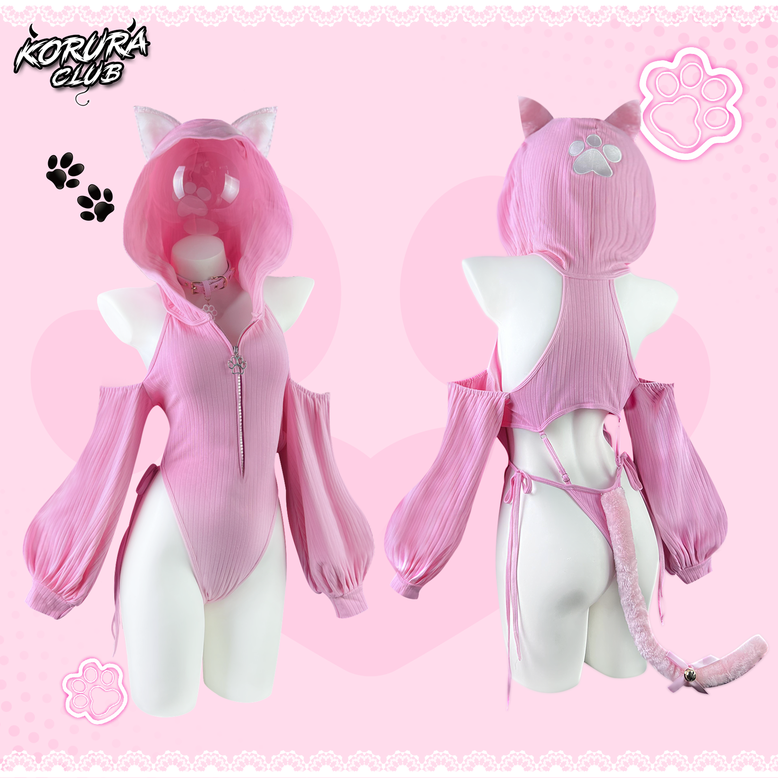 KORURACKUB-SHY NEKO BODYSUIT SR05