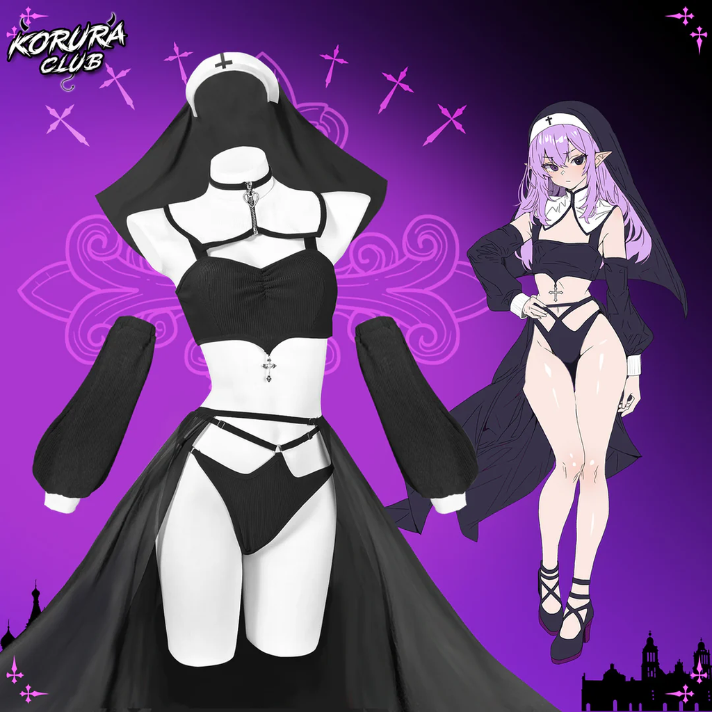 Pre-sale Mesh Nun Costume KO153