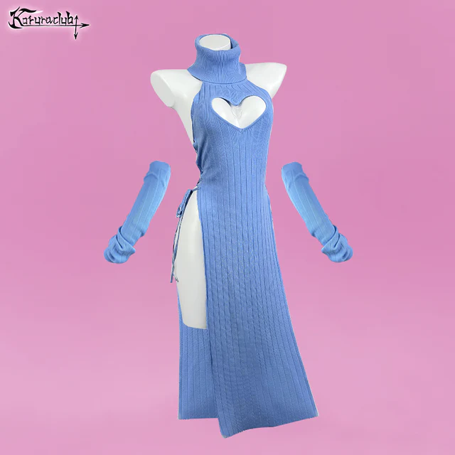 Plus Size Heart-Shaped Cheongsam KO59