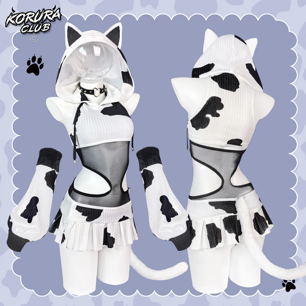 Pre-Sale Cosplay Cow Print Set KO154