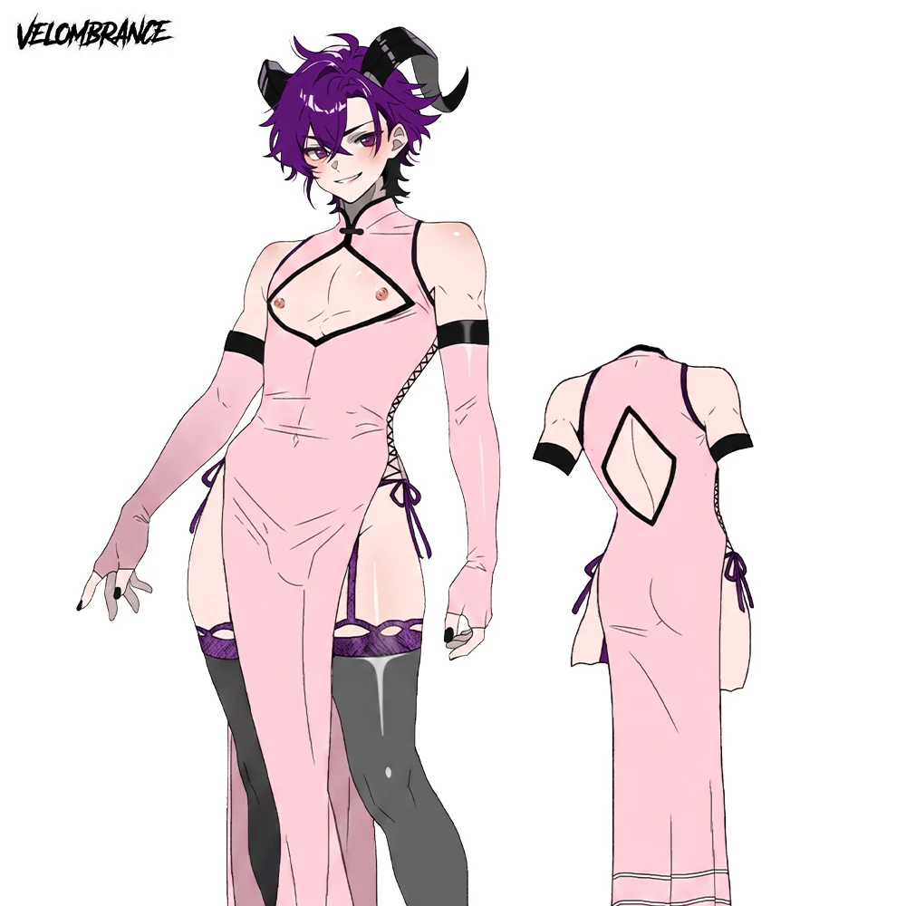 Pre-sale Dragon Demon Cheongsam (4-Piece Set） AS57