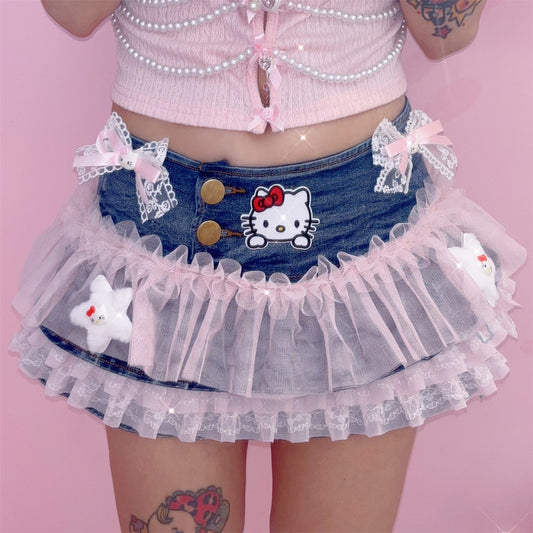 Cute denim skirt HA2551