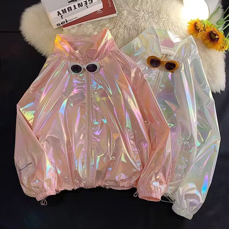 Shiny coat sun protection clothing   HA1785