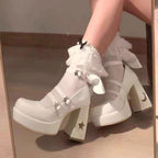 Women's vintage mary jane leather shoes  HA1999