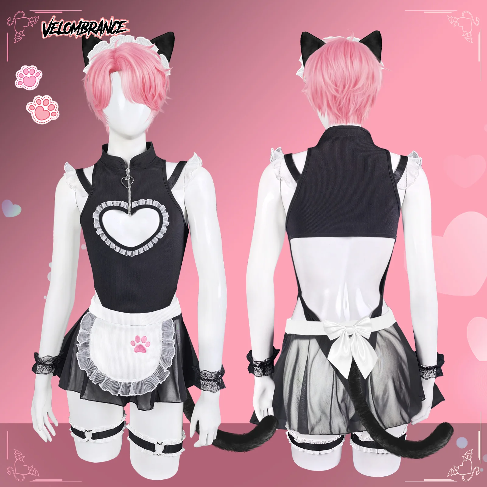 Pre-Order Heart Cat Butler AS67 (6-Piece Set)