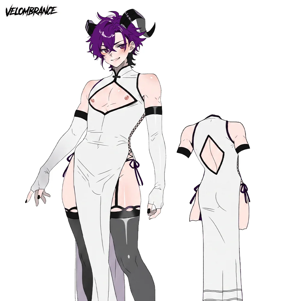 Pre-sale Dragon Demon Cheongsam (4-Piece Set） AS57