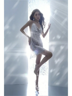 GOLD SLING DRESS HA2779