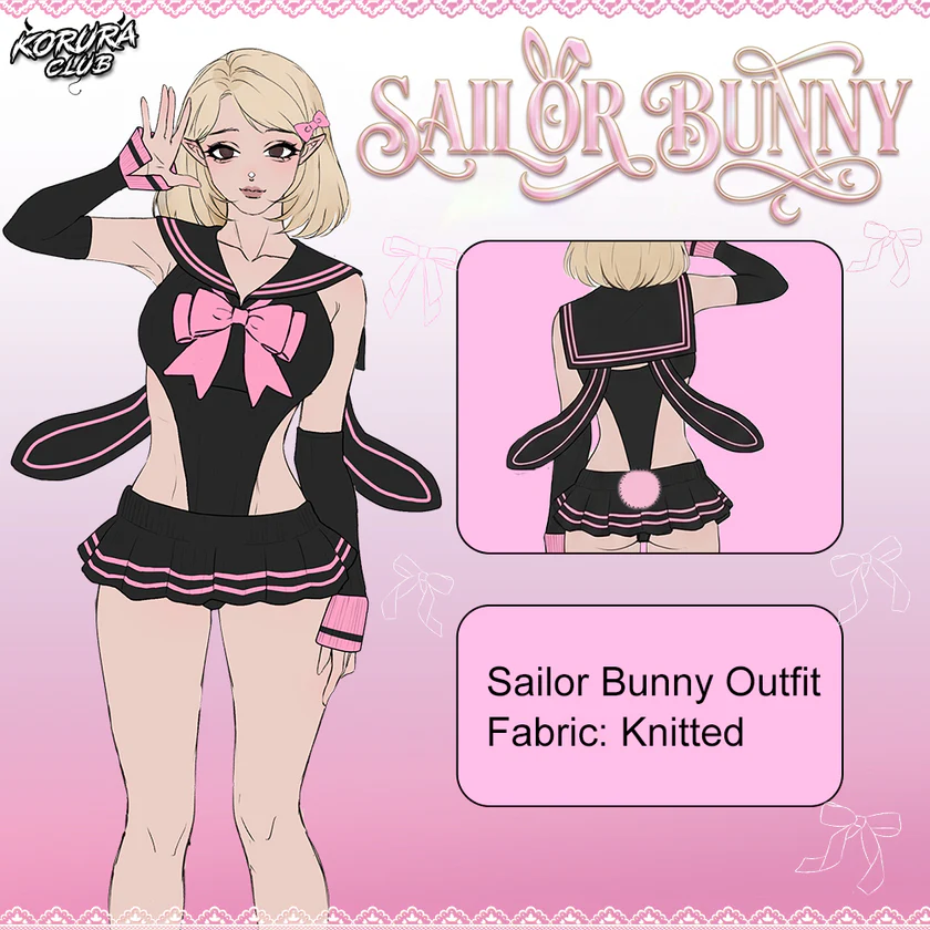 Pre-sale Sailor Bunny Lingerie KO147