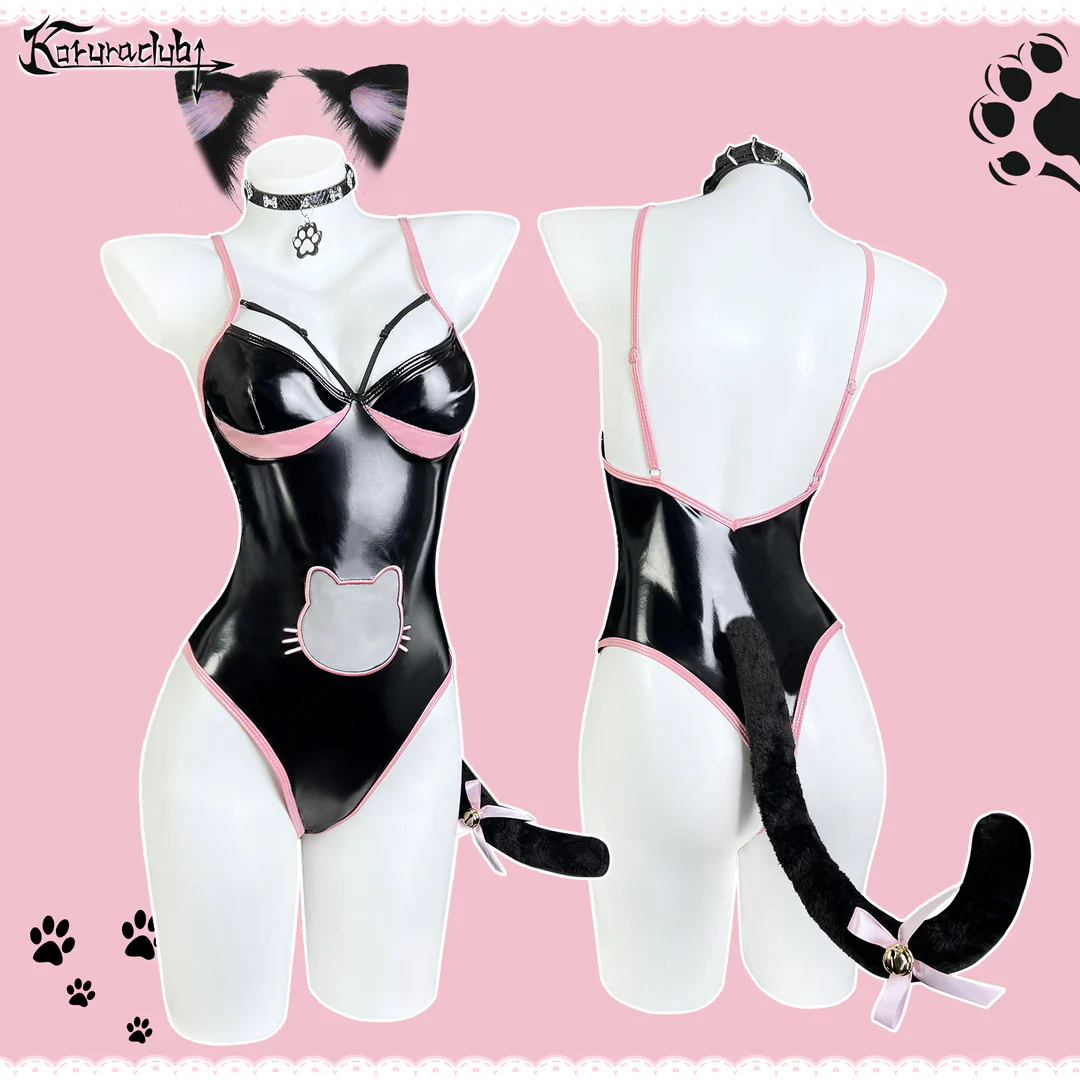 Pre-Sale Cute Cat Bodysuit Lingerie HA2913