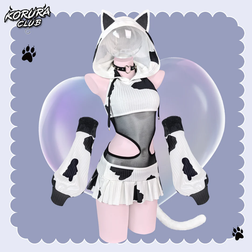 Pre-Sale Cosplay Cow Print Set KO154