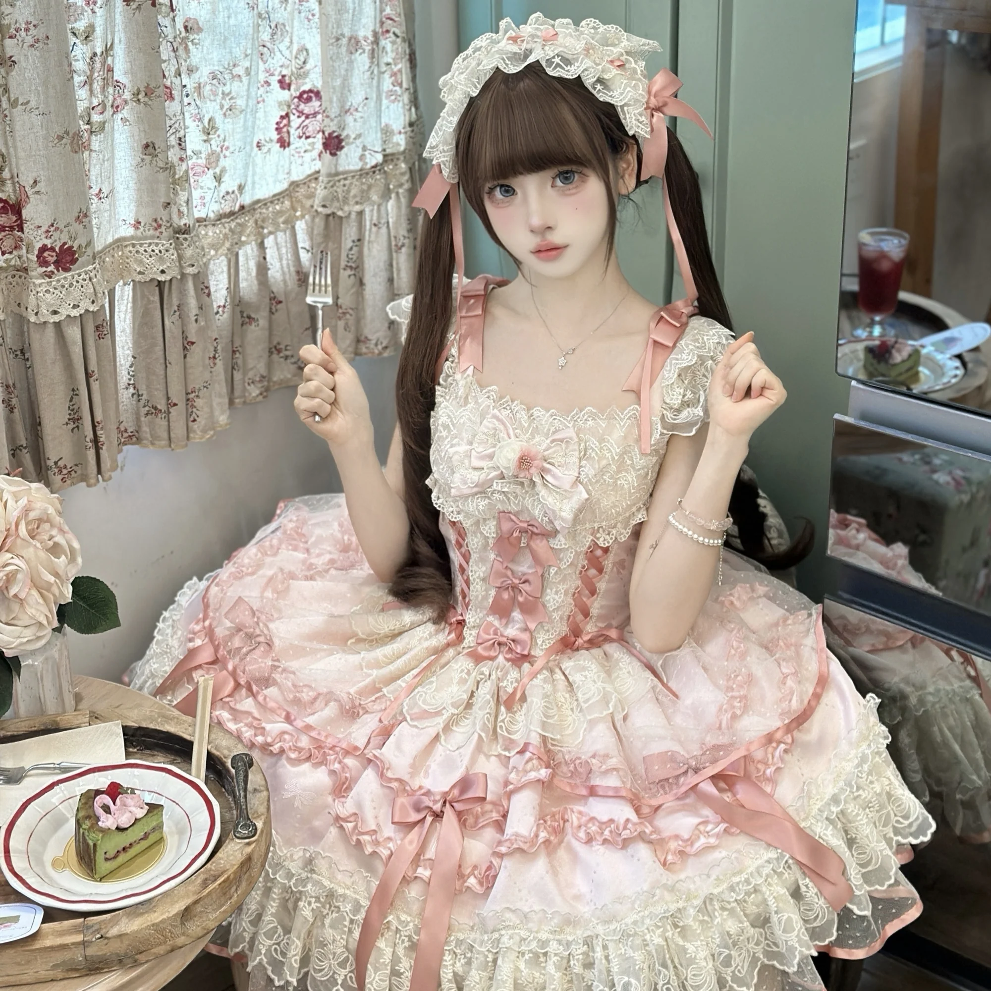 Lace ballet Lolita dress HA2978