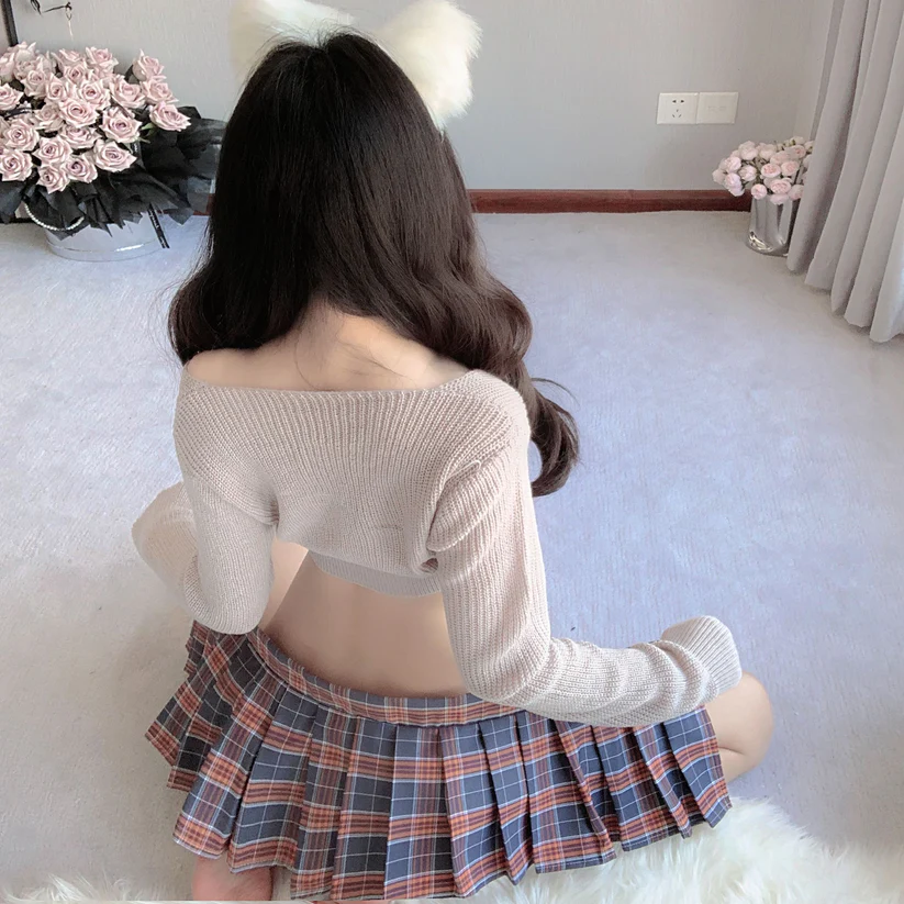 Pink Plaid miniskirt HA2787