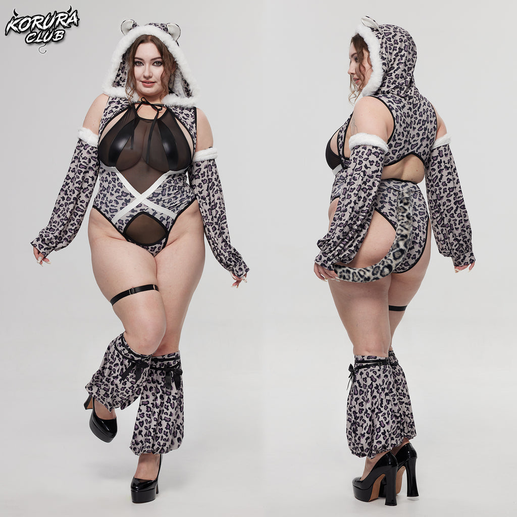 Pre-sale Snow Leopard Cosplay Bodysuit KO149