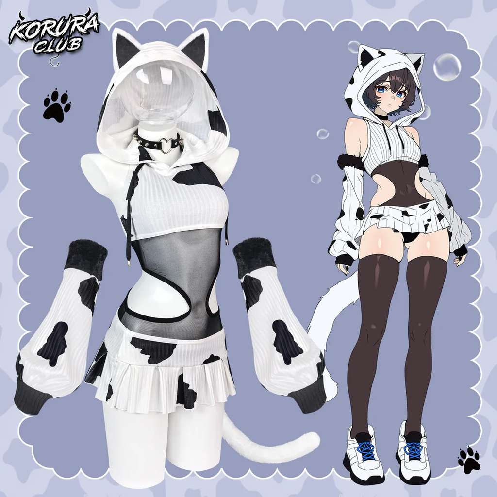Pre-Sale Cosplay Cow Print Set KO154
