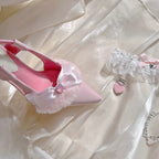 Bow tie high heel sandals HA2540