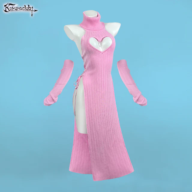 Plus Size Heart-Shaped Cheongsam KO59