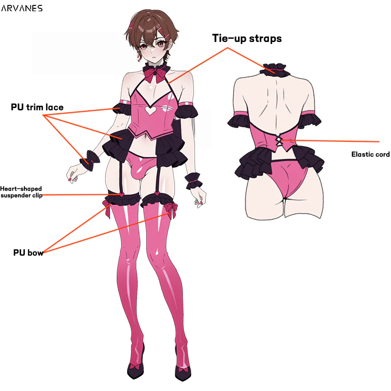 Pre-Orders Cos Pink Heart Set (5-Piece Set) AS35