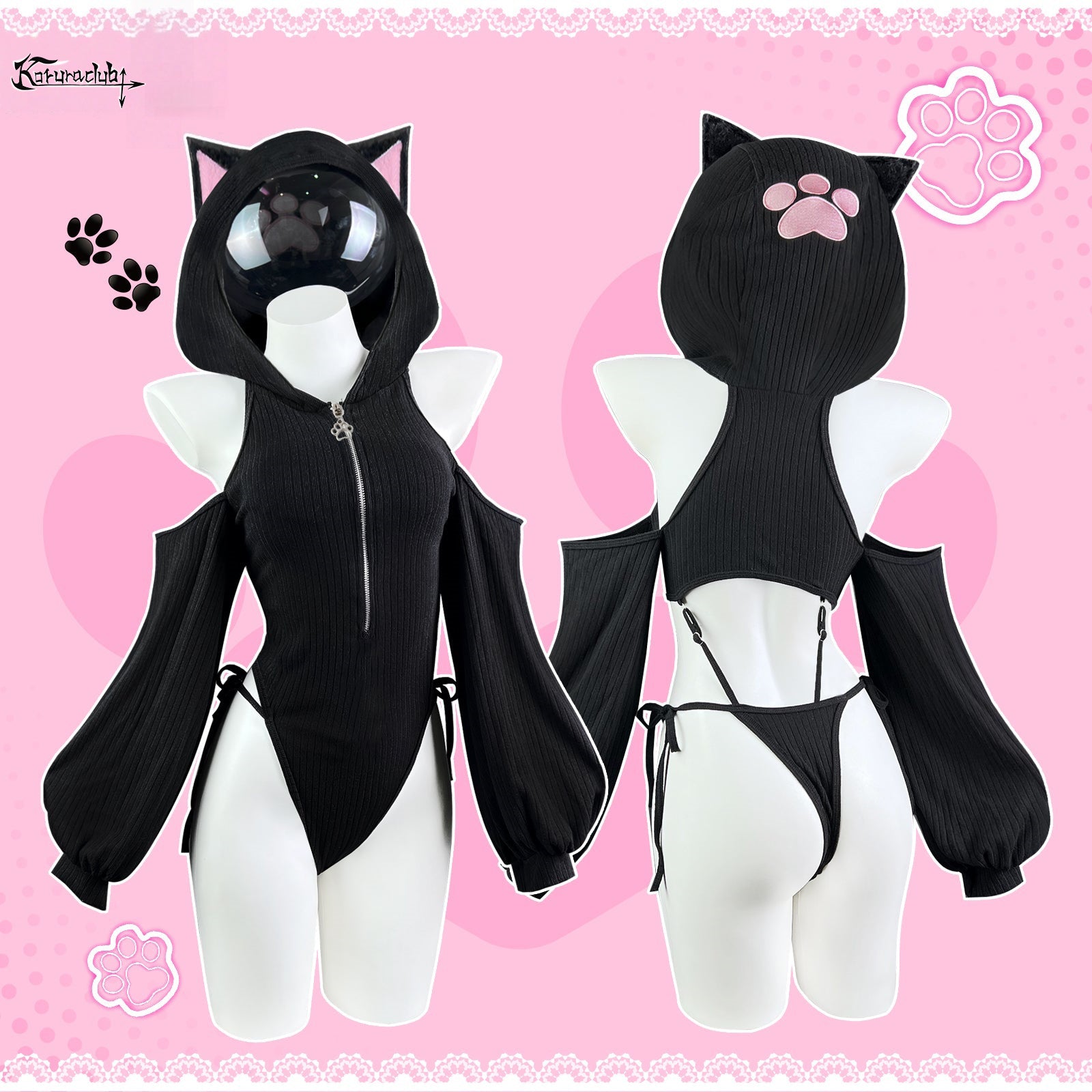 KORURACKUB-SHY NEKO BODYSUIT SR05