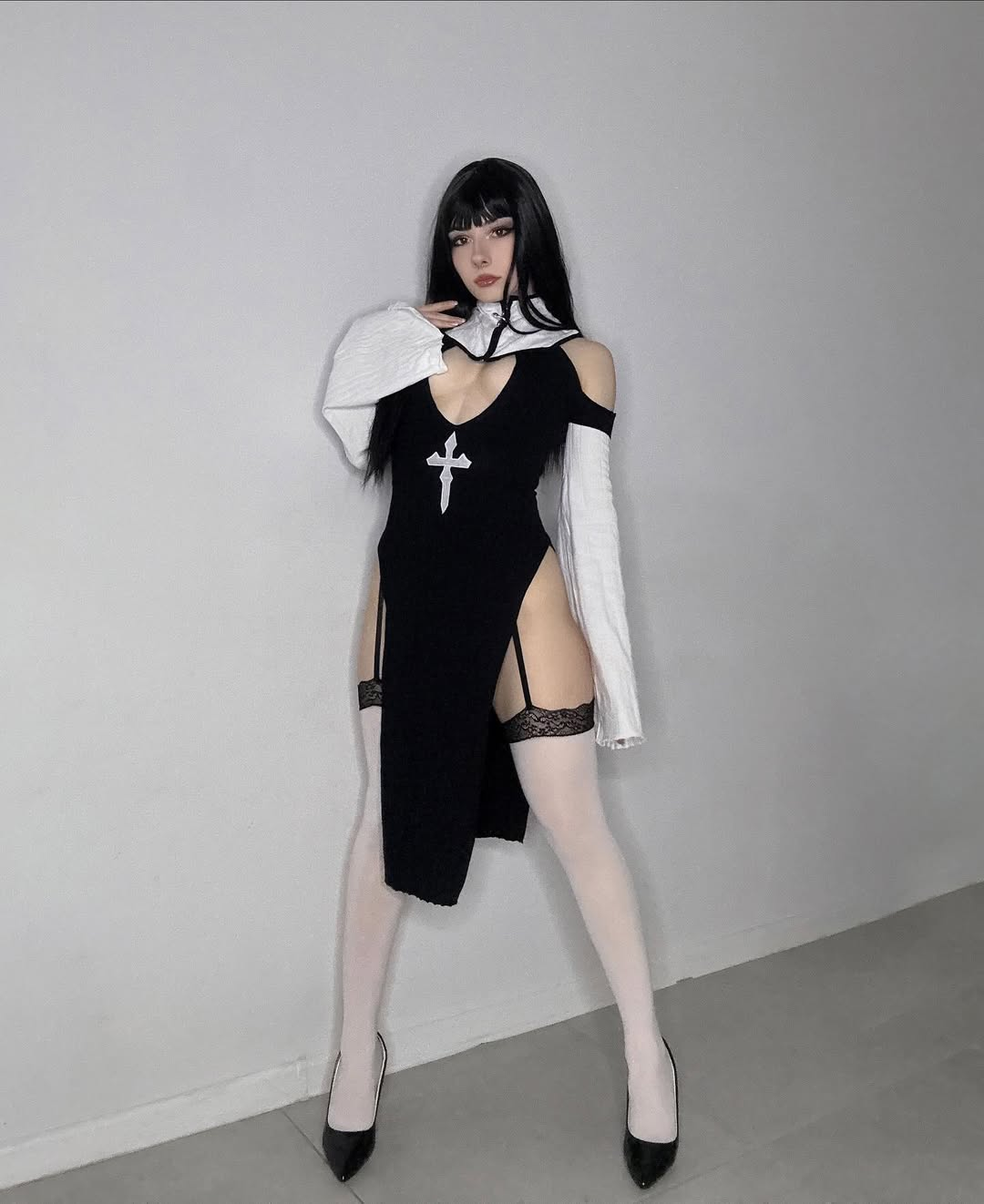 Thorn Nun Cosplay Lingerie KO94