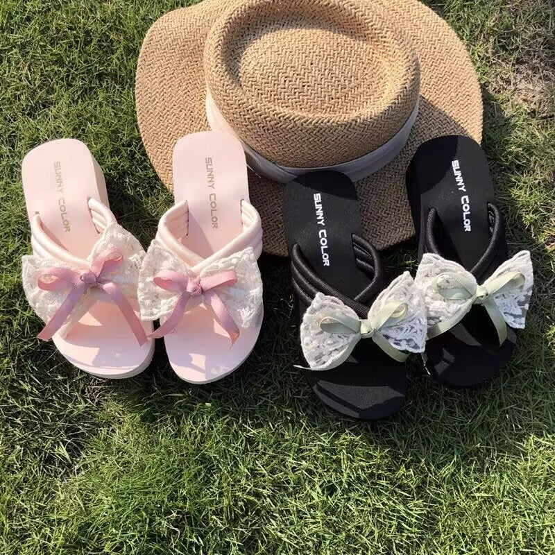 Bowknot flip flops  HA1831