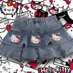 Cute cartoon denim suit HA2276