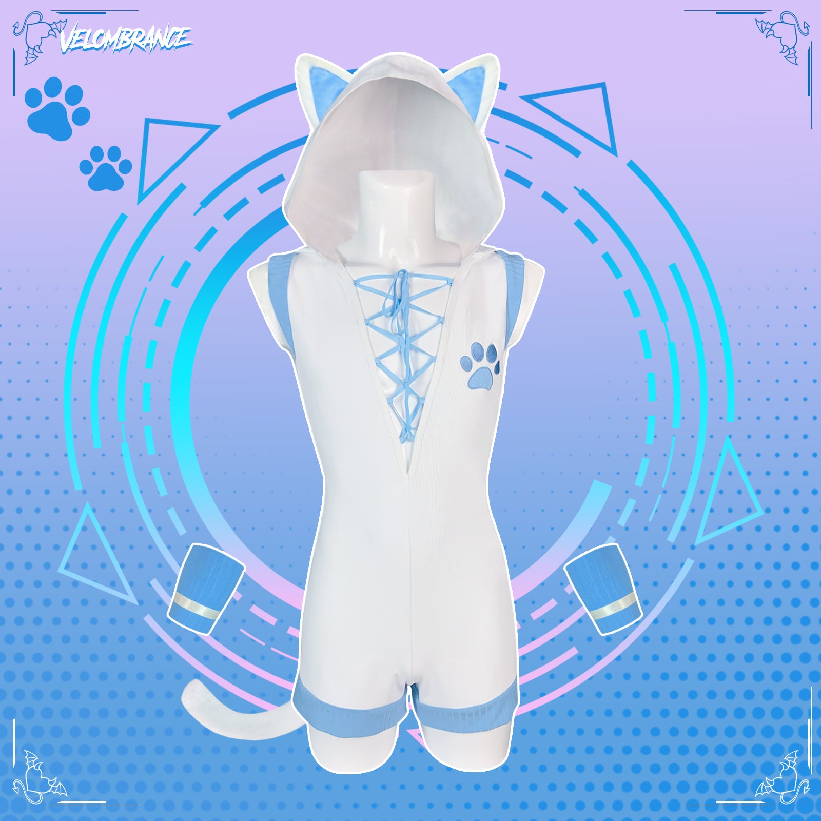 Pre-sale Cat Bodysuit (3-Piece Set）AS43