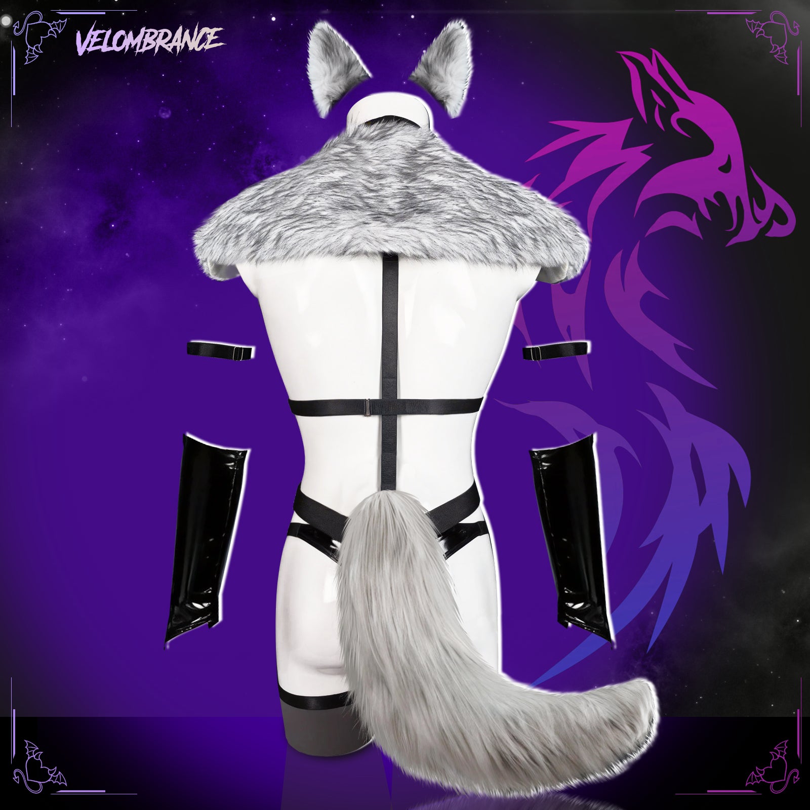 Pre-Order Feral Wolf Cosplay Outfit（5-Piece Set) AS41