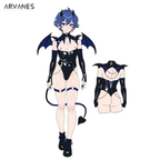 Pre-Order Cosplay Dark Horn Succubus Costume (5-Piece Set) AS04
