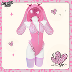 Pre-sale Cosplay Leopard Print Bunny Lingerie KO141