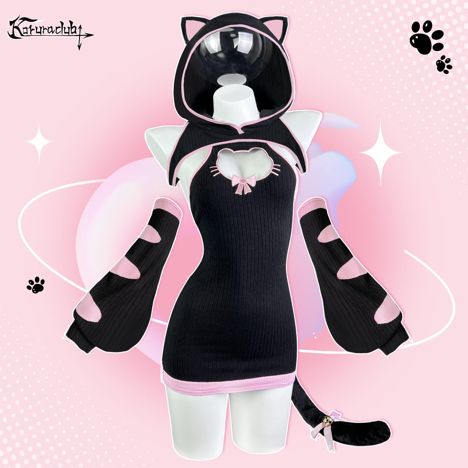 KORURACLUB-PRE-SALE Cosplay Cute Tabby Cat Costume HA2950
