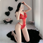Lace Suspender Dress HA2785