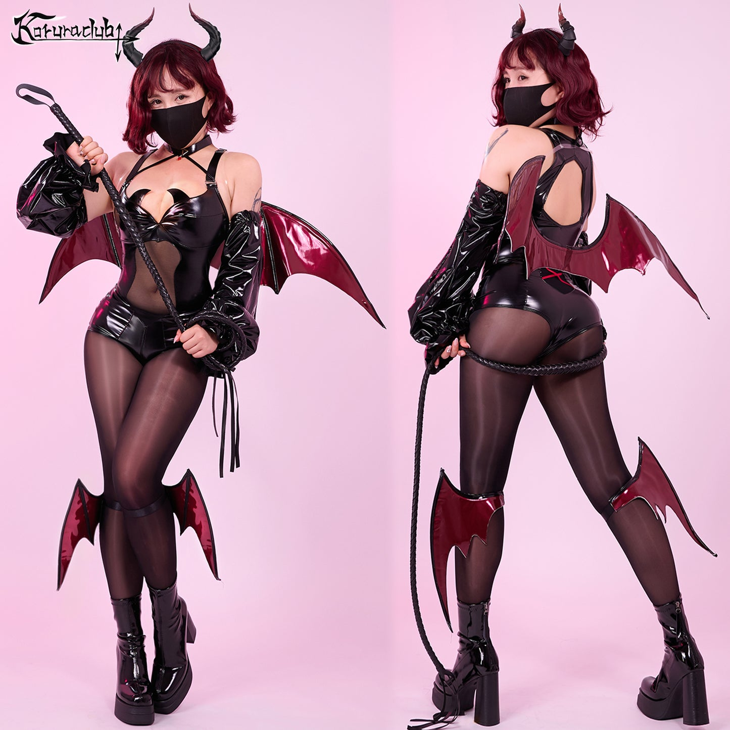 Cosplay Little Devil Costume Set HA2895（6-Piece Set）