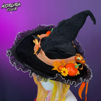 Halloween Pumpkin Witch Hat HH04